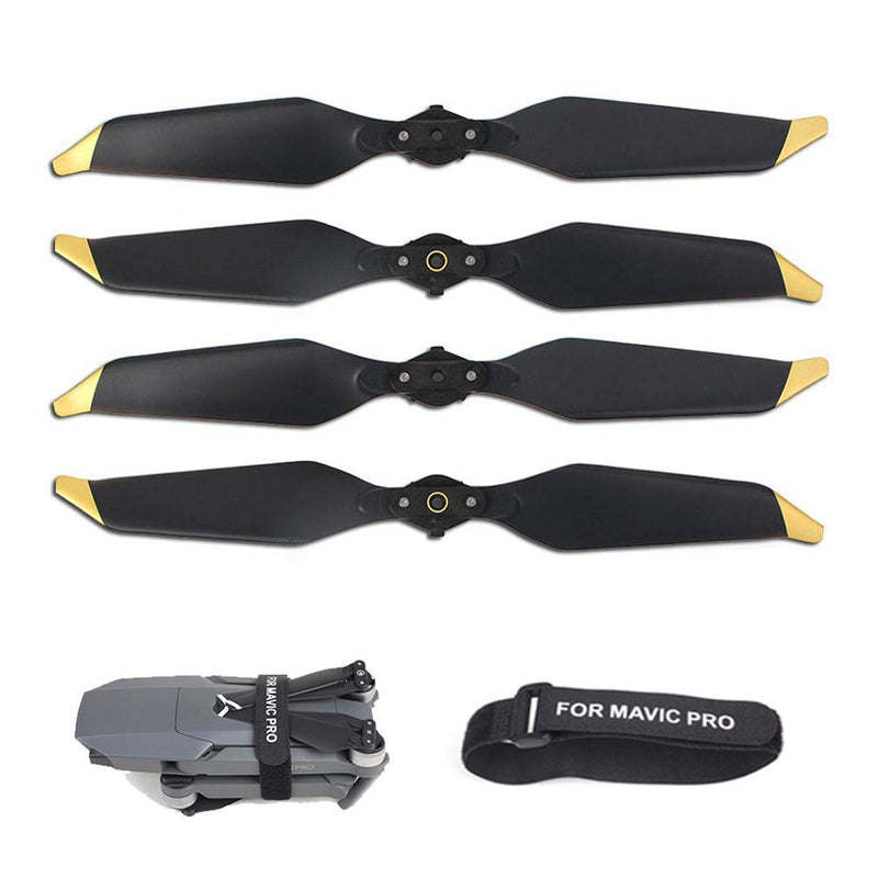 [AUSTRALIA] - AxPower 2 Pairs Drone Propellers for DJI Mavic Pro or Mavic Pro Platinum Propellers Low-Noise and Quick-Release 8331F 