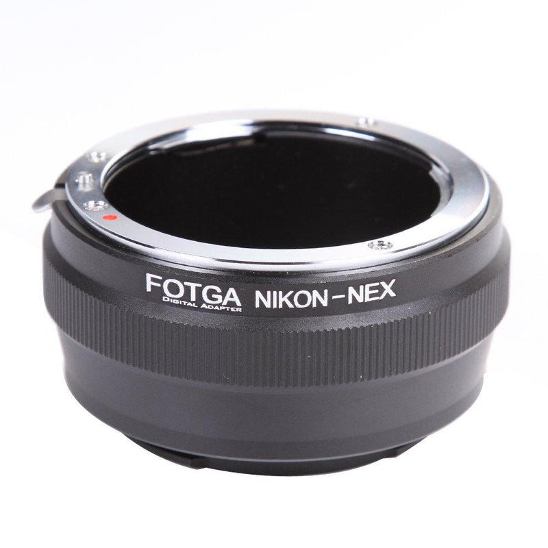 FocusFoto FOTGA Adapter Ring for Nikon F AI Lens to Sony E-Mount Mirrorless Camera NEX-5R 5T NEX-6 NEX-7 a7 a7S a7R a7II a7SII a7RII a6500 a6300 a6000 a5100 a5000 a3500 NEX-FS700 VG30 VG900 PXW-FS7