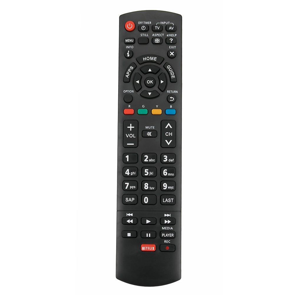 N2QAYB000835 Replace Remote fit for Panasonic TV TCP50ST60 TCP55ST60 TCL55ET60 TC-P50ST60 TC-P55ST60 TC-L55ET60