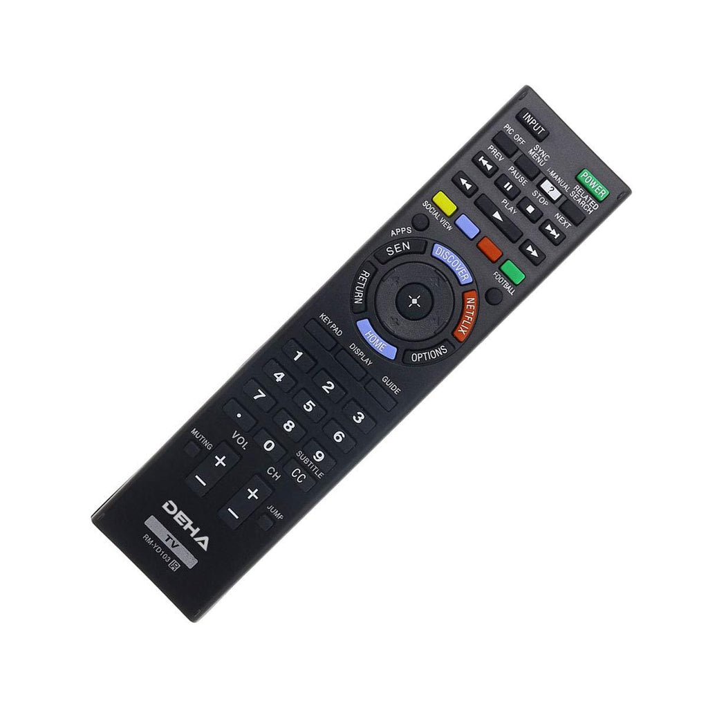 DEHA Compatible with RM-YD103 Remote Control for Sony RMYD103 TV Remote Control