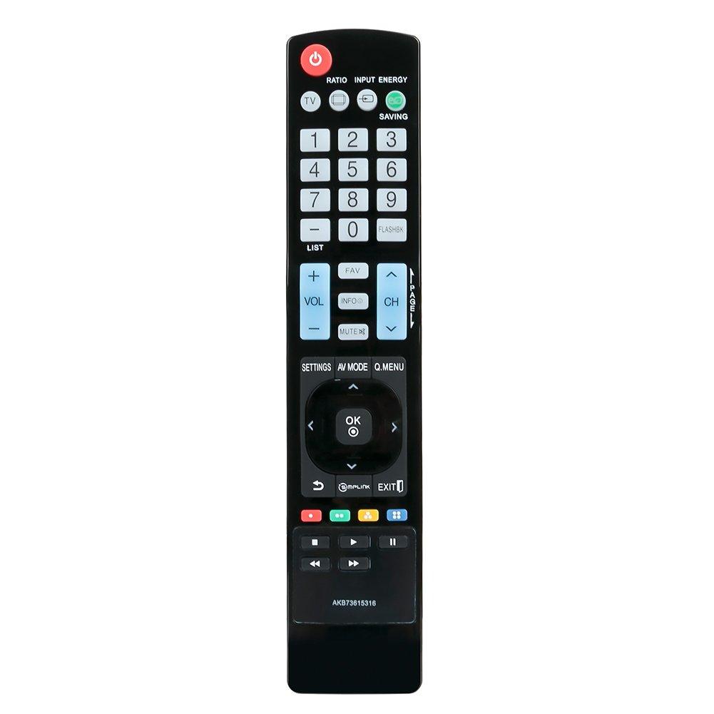 New AKB73615316 Replace Remote fit for LG TV 47LS4600-UA 60PA5500-UA 47LS460LS4600 32LS5600 37LS5600 42LS5600 47LS5600 55LS5600 50PA4500 50PA4510 50PA4900 50PA5500 50PA6500 55LS4600 42PA4900 52PA4900