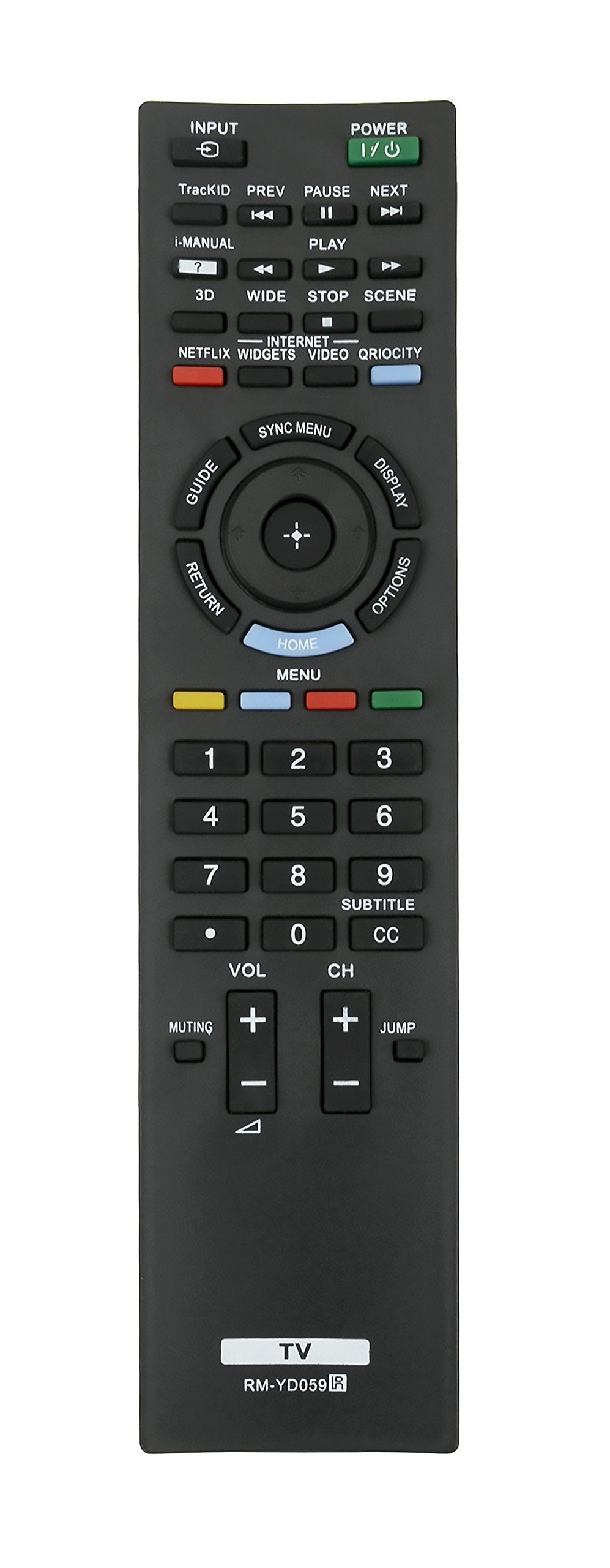 New RM-YD059 Replace Remote fit for Sony TV KDL-40EX723 KDL-46EX723 KDL-46NX720 KDL-55EX723 KDL-55NX720 KDL-60EX723 KDL-60NX720