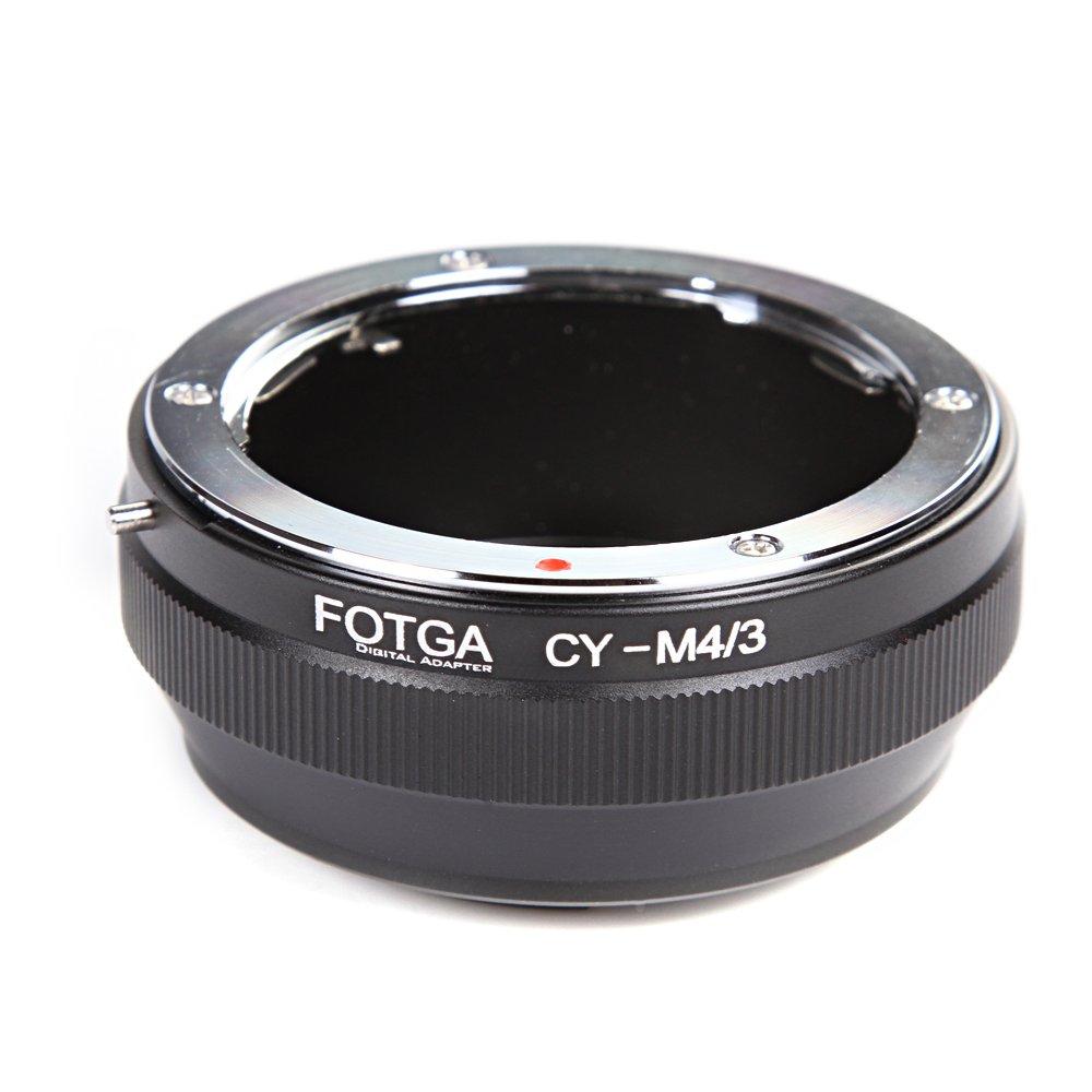 FocusFoto FOTGA Adapter Ring for Contax/Yashica C/Y CY Mount Lens to Olympus PEN and Panasonic Lumix Micro Four Thirds (MFT, M4/3) Mount Mirrorless Camera Body