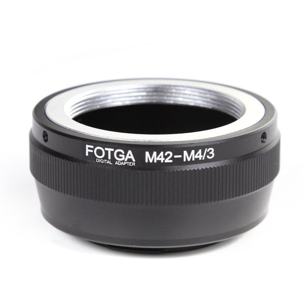FocusFoto FOTGA Adapter Ring for M42 42mm Screw Mount Lens to Olympus PEN and Panasonic Lumix Micro Four Thirds (MFT, M4/3) Mount Mirrorless Camera Body