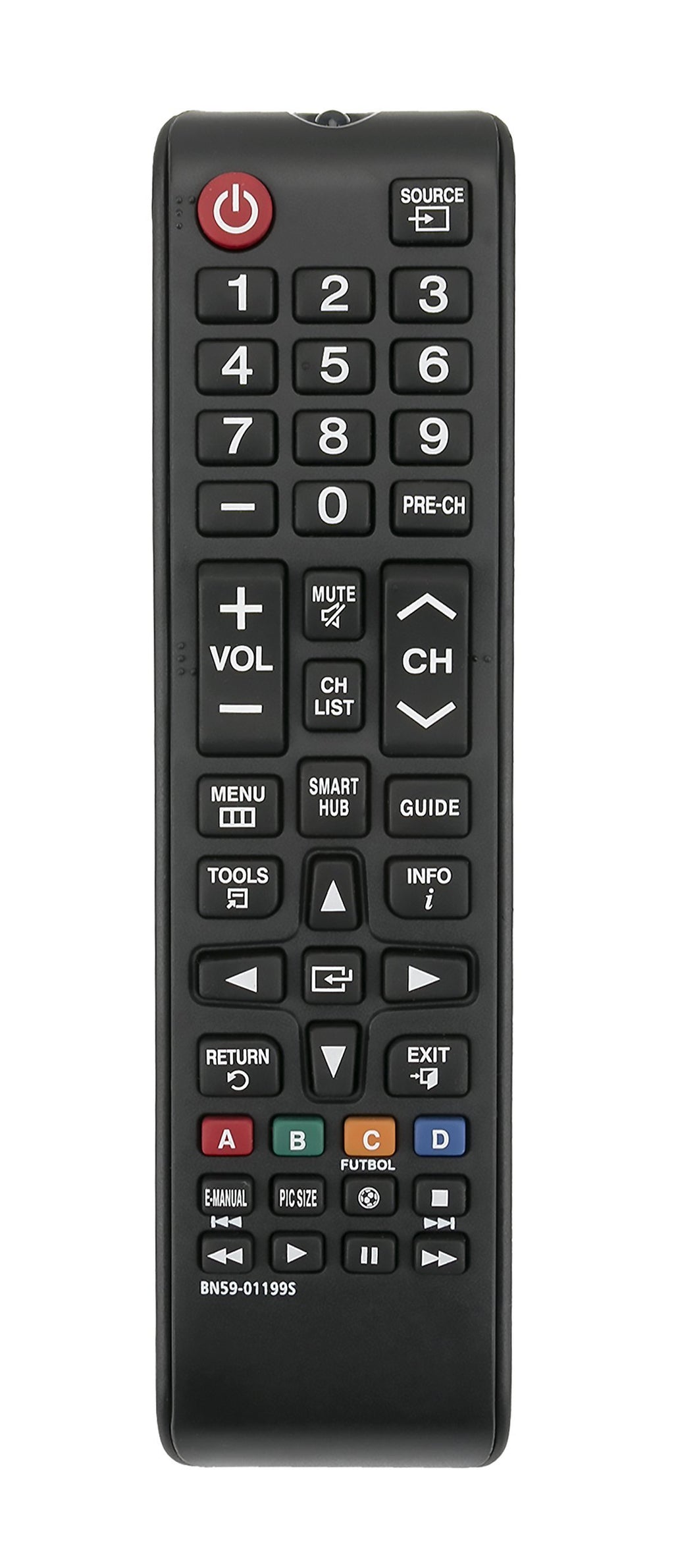 New BN59-01199S Replace Remote fit for Samsung Smart TV UN32J5205AF UN32J5205AFXZA UN40J6200AF UN40J6200AFXZA UN48J6200AF UN48J6200AFXZA UN50J6200AF UN50J6200AFXZA UN55J6200AF UN55J6200AFXZA