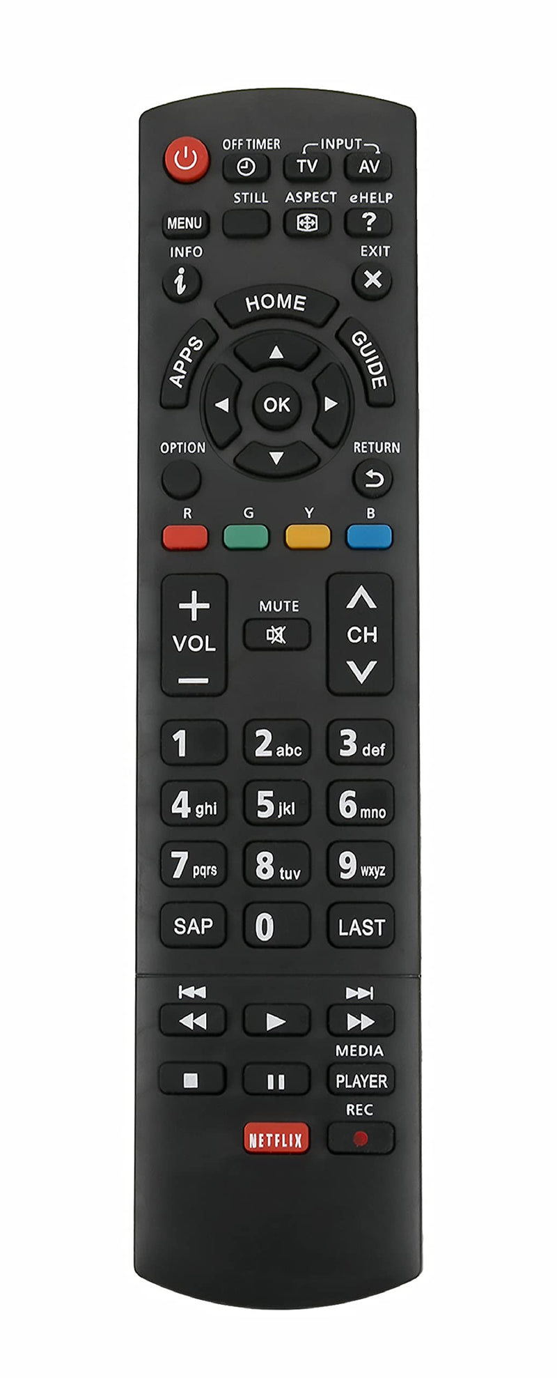 New N2QAYB000835 Replace Remote fit for PANASONIC TV TC-P55ST60 TC-P50ST60 TC-L55ET60 TC-P60ST60 TC-P65ST60