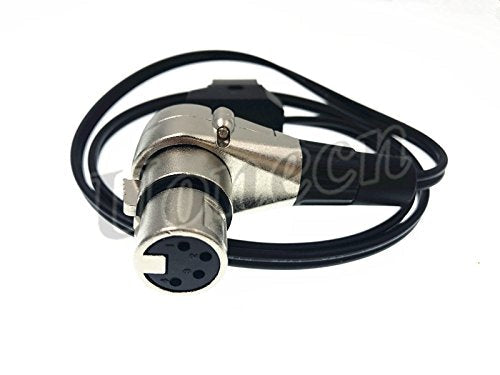 For ARRI ALEXA Camera Cable Right Angle 90 Degree XLR 4 Pin Female to D-tap Power Cable for Supply Battery Adapter