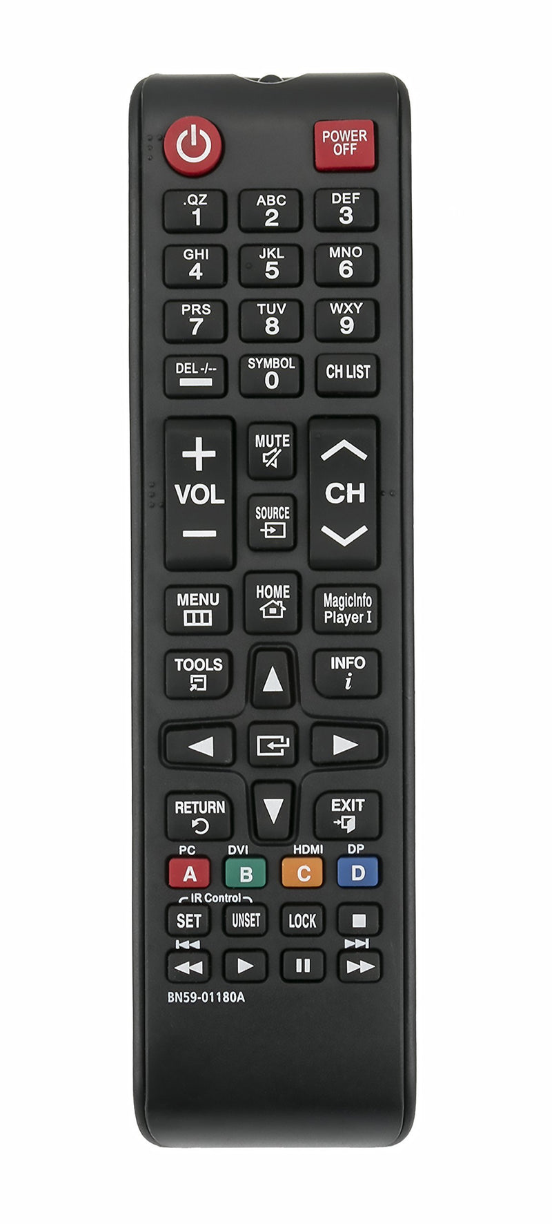 New BN59-01180A Replace Remote fit for Samsung LFD TV TM1240A DH40D DH48D DH55D DM32D DM40D DM48D EM65E EM75E DC32E DC40E DC48E DC55E DC32E-M DC40E-M DC48E-M DC55E-M DC40E-H DC48E-H ED75E ML32E ML55E