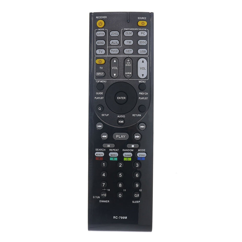 DEHA Compatible with RC-799M Remote Control for ONKYO 24140799 Home Theater Remote Control (RC-799M)(RC799M)
