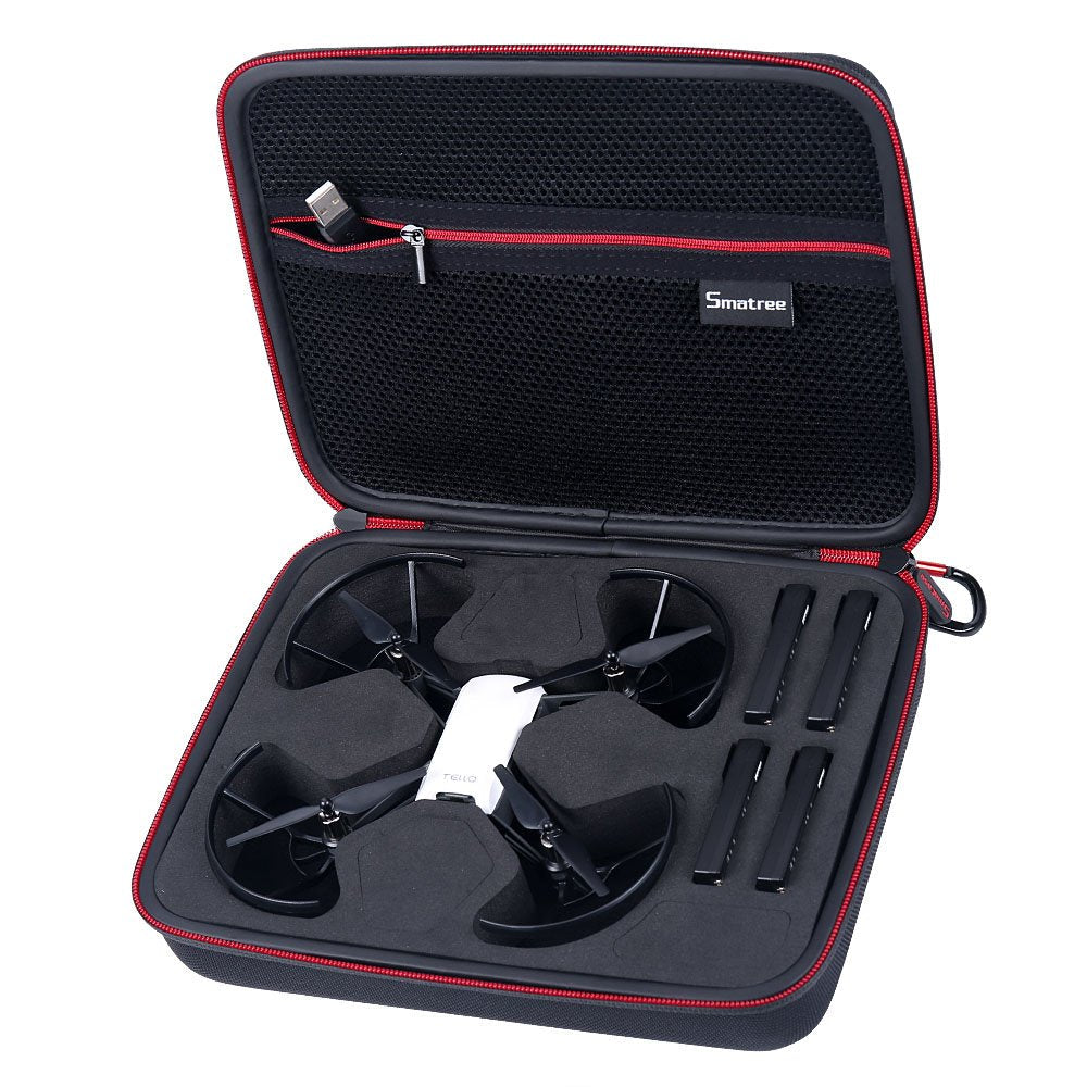 Smatree Carry Case Compatible for DJI Tello Drone with 4 Tello Flight Batteries(Tello Drone and 4 Tello Flight Batteries is not Included)
