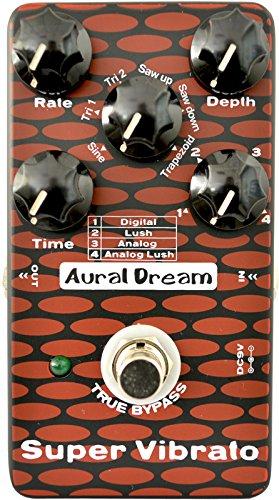 [AUSTRALIA] - Yanluo Aural Dream Super Vibrato Guitar Effect Pedal provides 4 vibrato modes and 6 modulation waveforms reaching 24 effects,True bypass. 