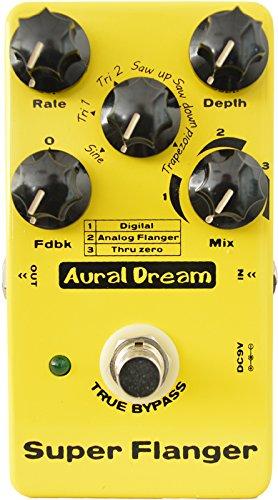 [AUSTRALIA] - Yanluo Aural Dream Super Flanger Guitar Effect Pedal provides 3 Flanger modes,6 modulation waveforms and 2 feedback modes reaching 36 effects,True bypass 