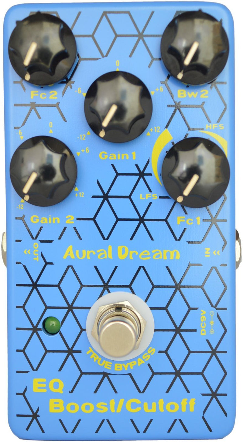 [AUSTRALIA] - Yanluo Aural Dream EQ Boost Cut-off Guitar Pedal includes Parameter EQ,Shelf filter and Peak filter with Boost and cutoff function,True Bypass. 