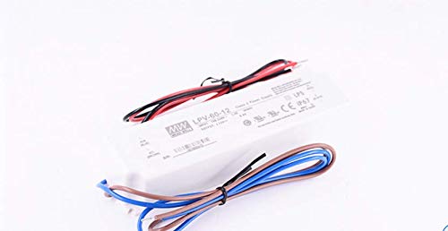 MEAN WELL LPV-60-12 Waterproof LED Power Supply 60W 12V 5A Constant Pressure