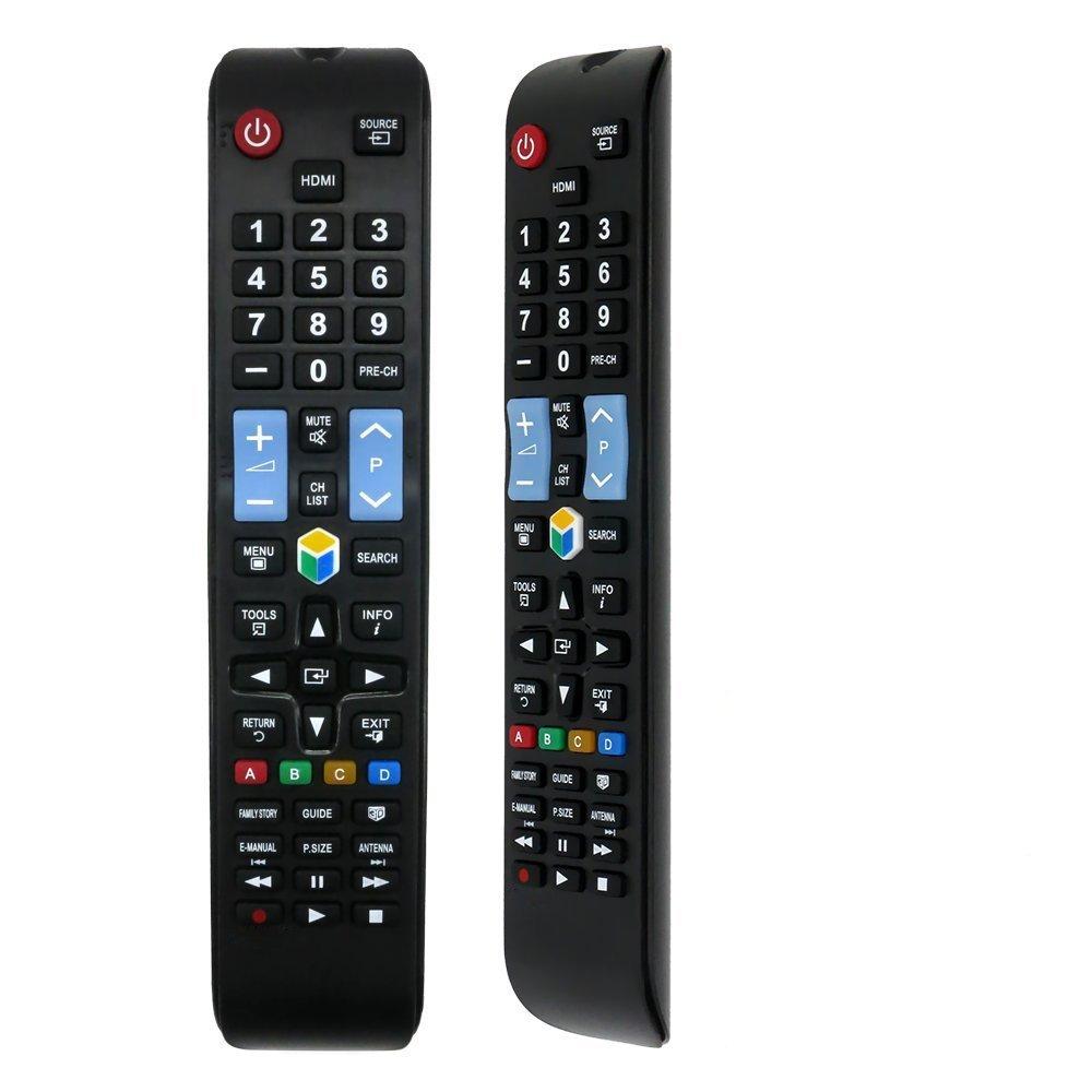 Replacement Remote Control for Samsung UN40FH6030 UN46D7000 UN75MU6300 UN43KU7000 LCD LED HDTV TV