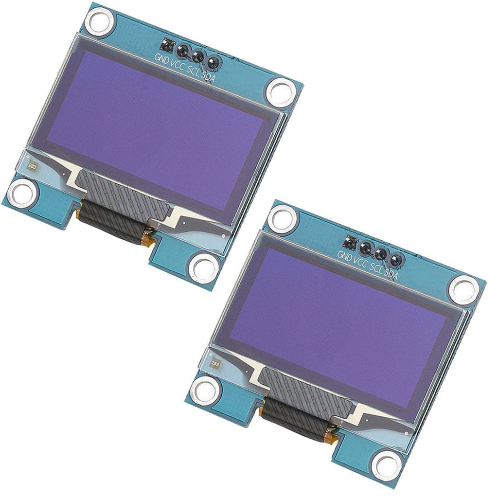 HiLetgo 2pcs 1.3" IIC I2C Serial 128x64 SSH1106 OLED LCD Display LCD Module for Arduino AVR PIC STM32 2