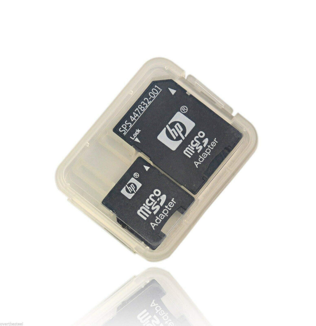 HP 2 Sets 4pcs MicroSD and MicroSDHC to SD Adapter, MicroSD to MiniSD Memory Card Reader Adapter Converter Sets