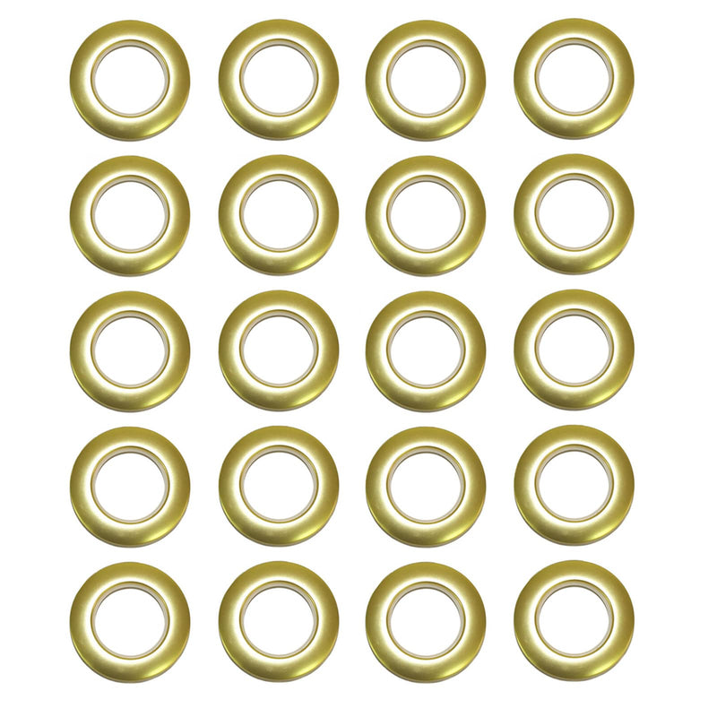 Selling Wonderful 1-9/16-Inch Inner Diameter Plastic Curtain Grommets 20-Pack (Champagne) Champagne 20PCS