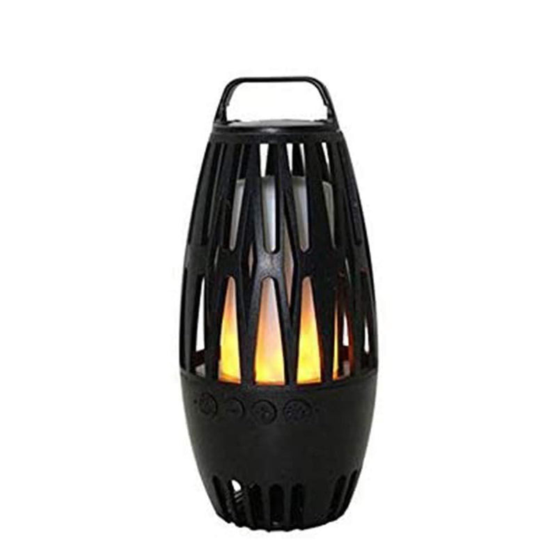 LED Flame Bluetooth Speaker Outdoor Stereo Portable Wireless Speaker Flicker Flame Atmosphere Lamp for Festival Party Camping Barbecue Wedding etc