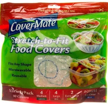 3 X Covermate Stretch-to-fit Food Covers 3 pack