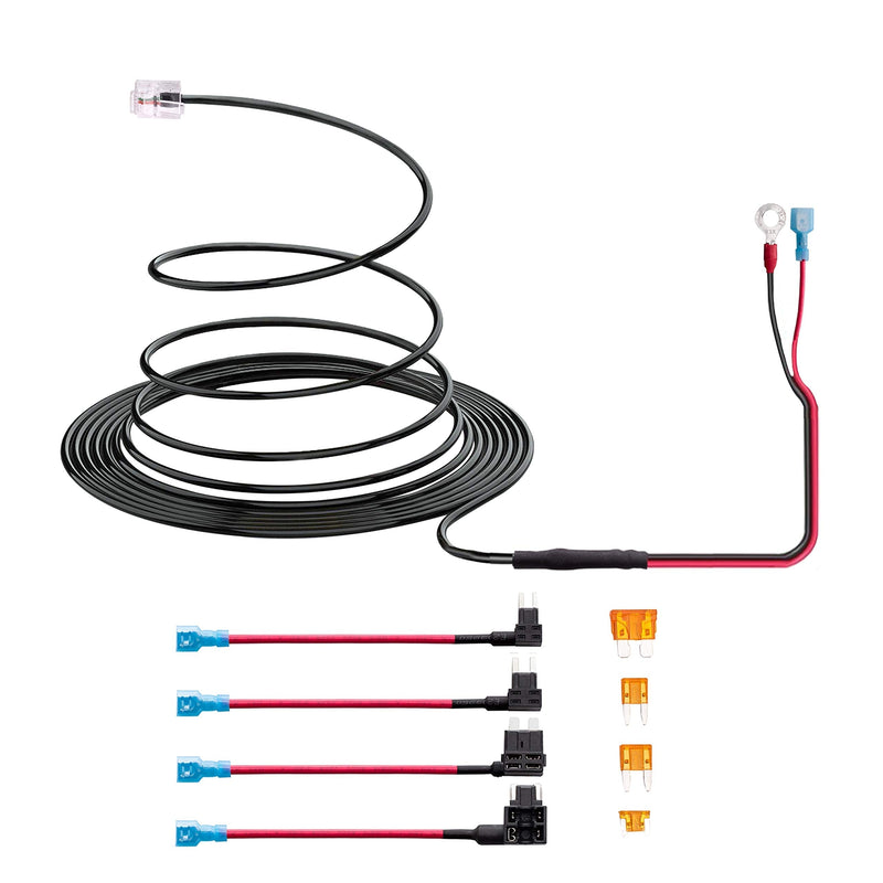 Radar Detector 10ft Hardwire Kit for Escort Valentine One Uniden Beltronics | 4 Sizes of Tap a Fuse included | Quick Connection Plug and Play 10ft Fuse Tap Kit