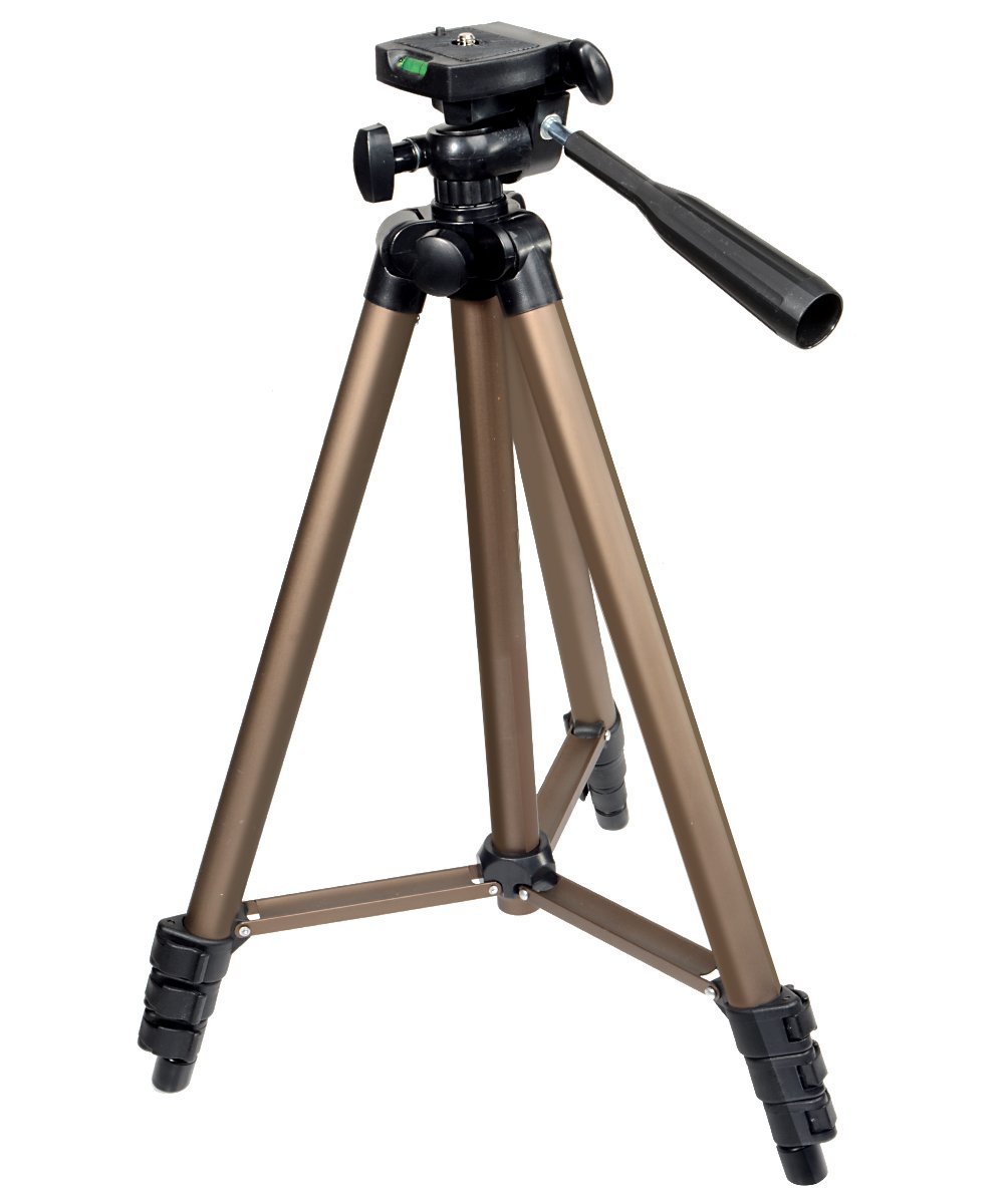 50 Inch Lightweight Aluminum Tripod with bag for Canon/ Nikon/Sony Camera and DLSR Camera, Mobile Projector, Action and Live Even Camera