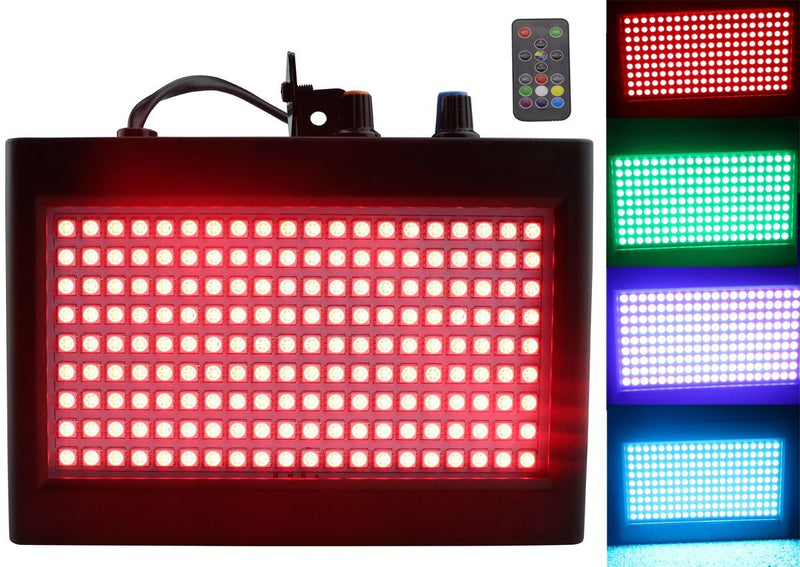 180 LED DJ Lights, Latta Alvor Flashing Stage Strobe Light for Parties Disco DJ Stage Lighting with Auto Sound Activated Remote Control multicolored