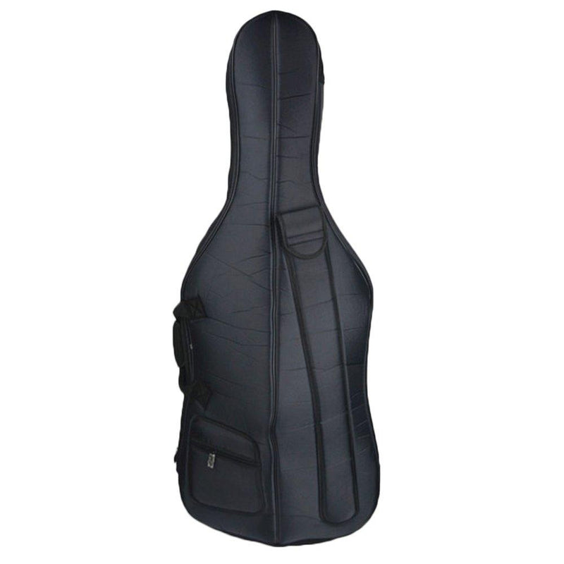 Sky Brand New Rainproof Cello Soft Bag with Back Straps and Handle, Black, 4/4 (745313292642)
