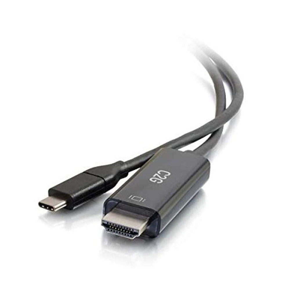 C2G USB Adapter, HDMI Adapter, USB C to HDMI, 4K, 60Hz, Black, 6 Feet (1.82 Meters), Cables to Go 26889