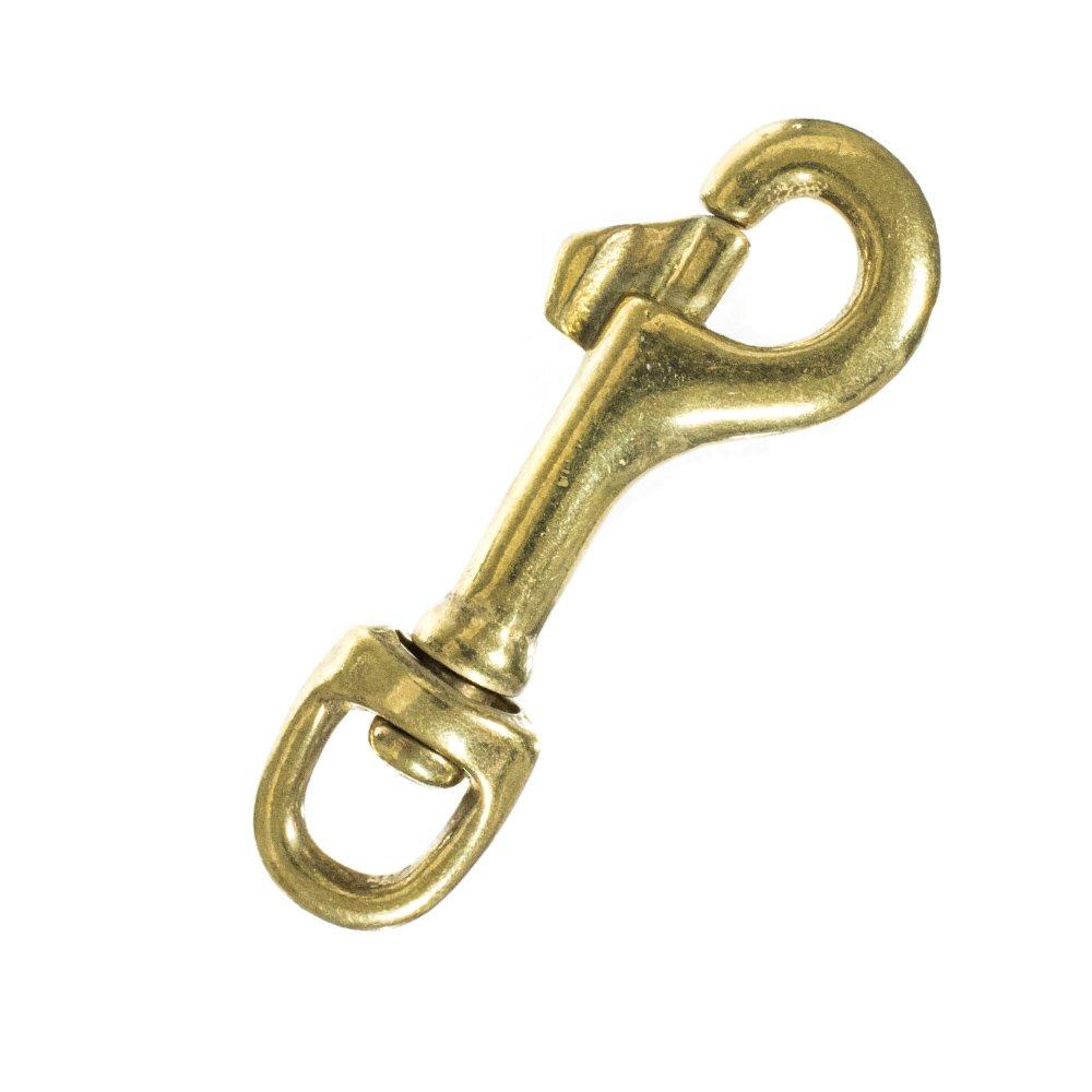 Brass Swivel Snap Hooks - Diverse and Multifuntional (3/8 Inch, 10 Pack) 3/8 Inch