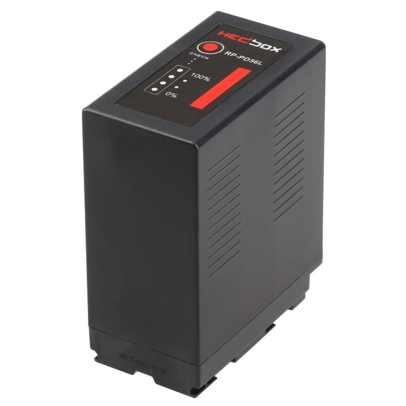 HEDBOX RP-PD56L - Li-Ion Battery (40Wh / 5400mAh) with 4-LED Capacity Meter, Replacement for Panasonic CGR-D54