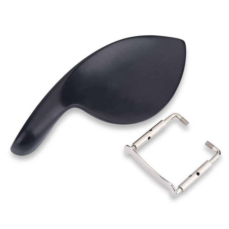 Violin Chin Rest with Standard Adjustable Metal Bracket for 4/4 Size Music Instrument Accessory