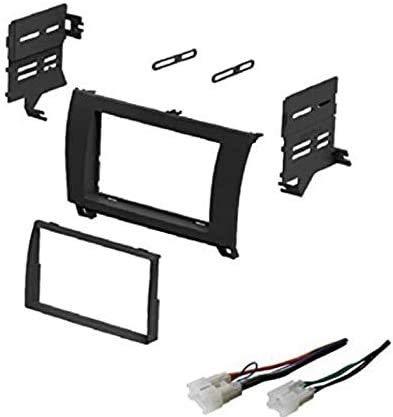 ASC Car Stereo Dash Install Kit and Wire Harness for Installing an Aftermarket Double Din Radio for Some Toyota: 2008-2016 Sequoia and 2007-2013 Tundra - No Factory JBL/Premium Amp