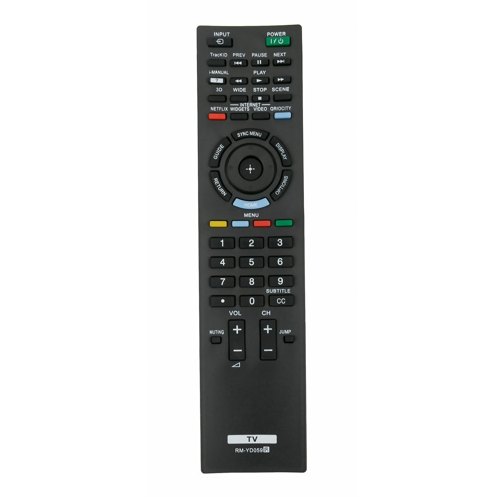 New RM-YD059 Replace Remote Control fit for Sony Bravia KDL-32EX520 KDL-40EX520 KDL-46EX521 KDL-55HX820 KDL-46HX929 KDL-55NX720 KDL-60NX720 XBR-55HX929 KDL-22EX420 KDL-22EX423 LCD Digital Color TV