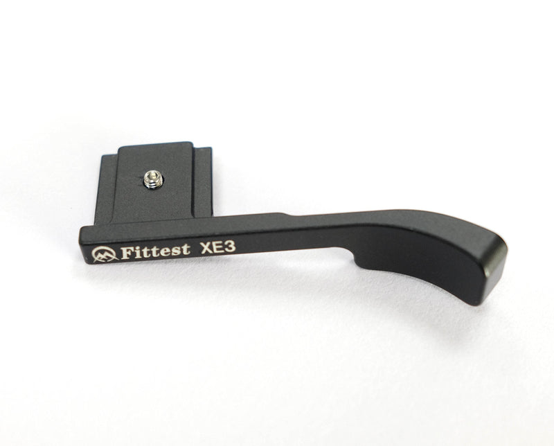 FITTEST NEW Metal Aluminium Thumbs Up Grip for Fujifilm Fuji XE3 Camera black Compact Camera Thumb Grip
