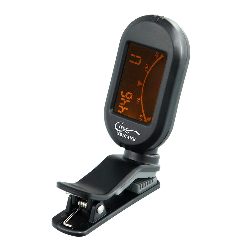 Tuner Clip on Tuner for All Instruments Chromatic Guitar Bass Violin Ukulele with Battery Auto Power Off from Hricane