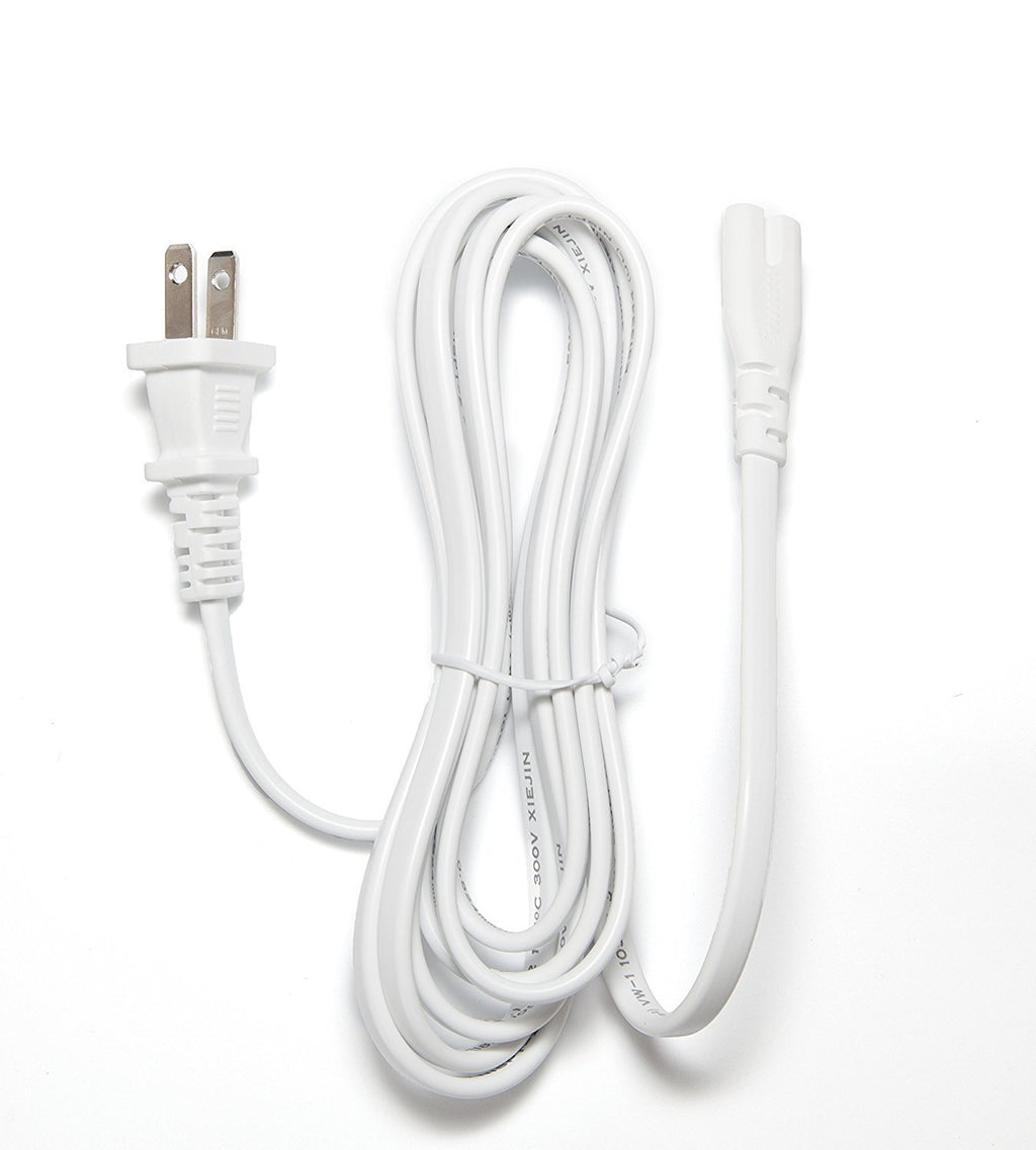 Omnihil (White) 5 Feet AC Power Cord Compatible with Apple Airport Express Base Station (MC414LL/A)
