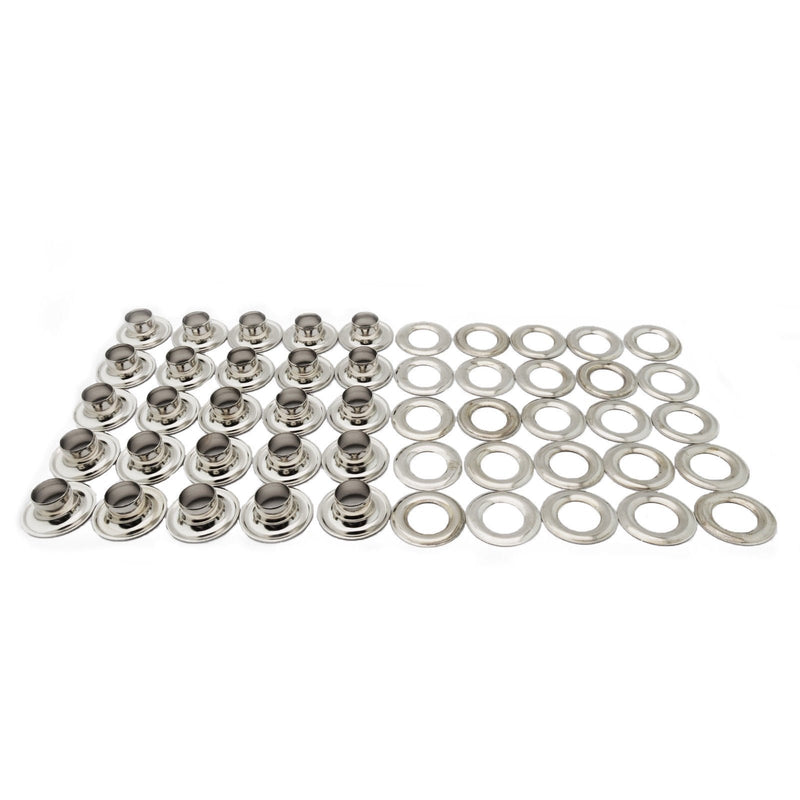 C.S. Osborne 25 Sets Nickel Grommets & Plain Washers #N1-4 (1/2" Hole)