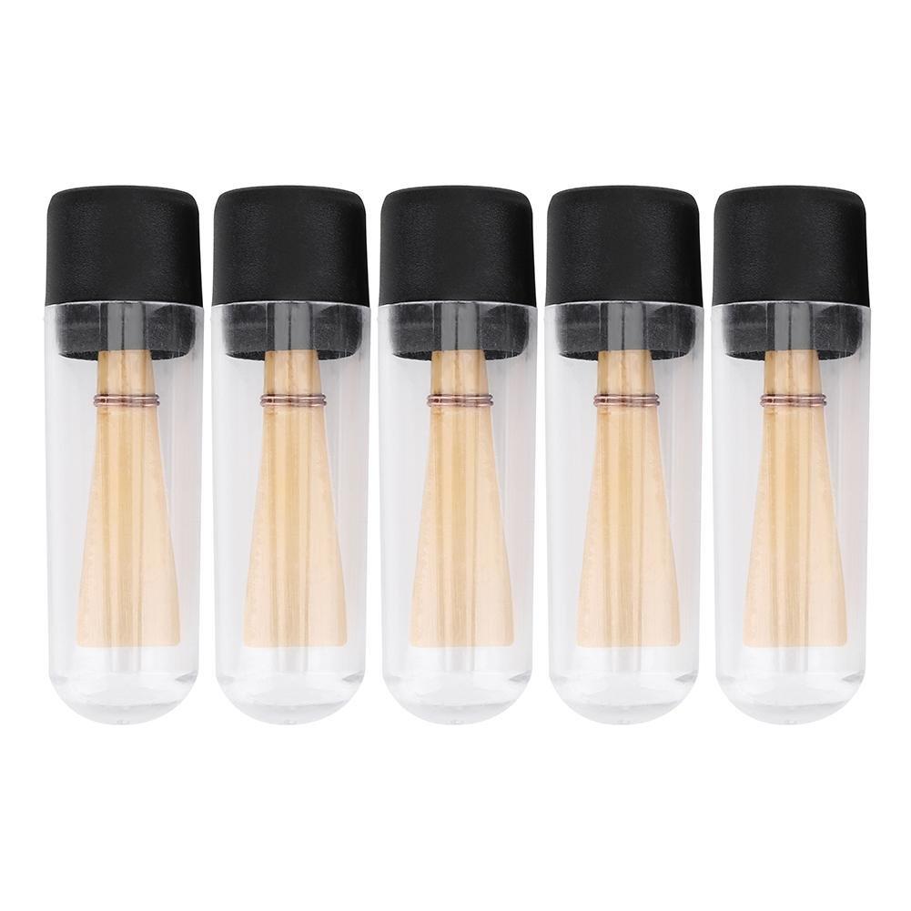 Bassoon Reed,5 Pcs Bamboo Bassoon reed Medium with Case Professional Instrument Replacement Parts Accessories