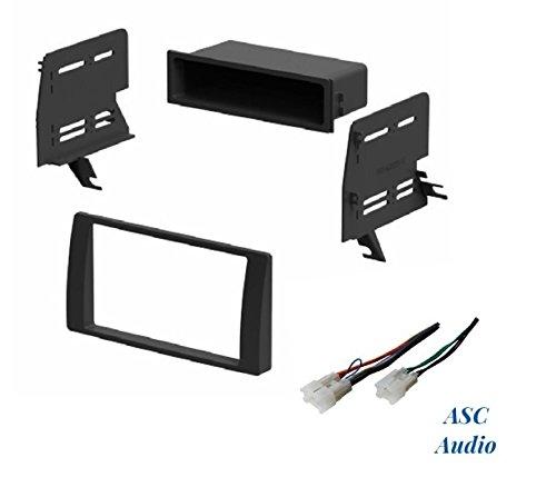 ASC Audio Car Stereo Dash Kit and Wire Harness for Installing an Aftermarket Radio for some 2002 2003 2004 2005 2006 Toyota Camry - No Factory Premium Amp - No OEM Factory Nav