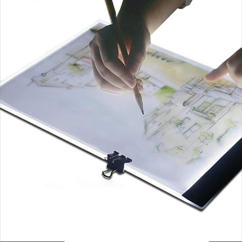 V-Best A4 Ultra-Thin Portable LED Light Box Led Desk Light Usb Cable 3 Levels Light Adjustment For Artists,Drawing, Sketching, Animation.