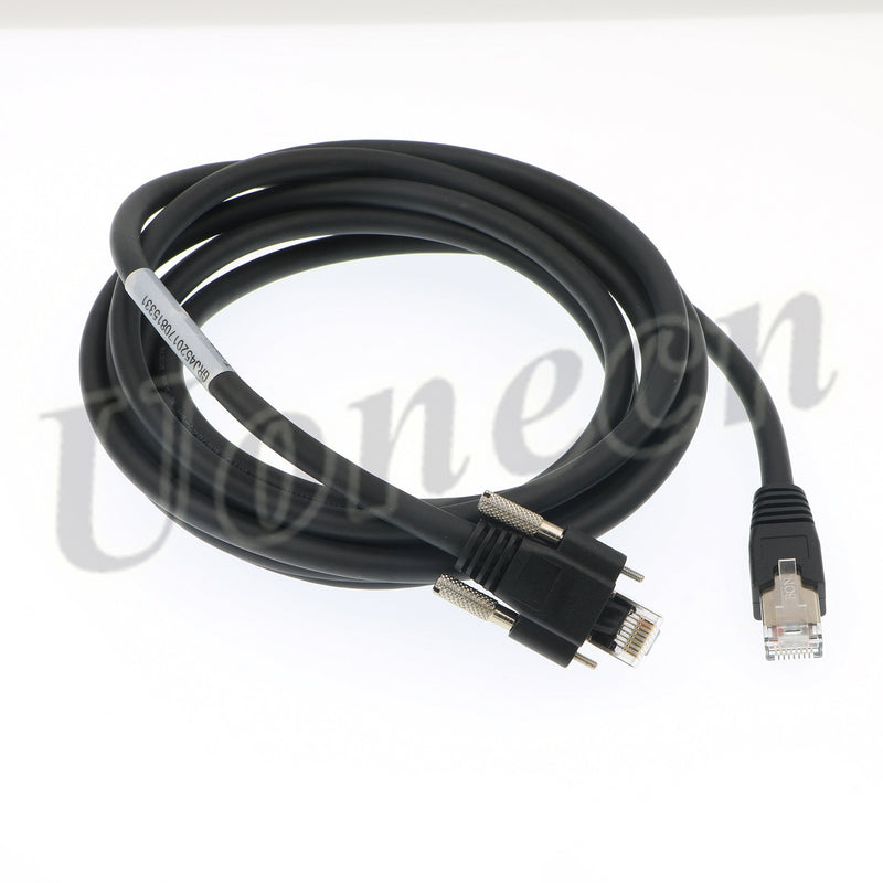 Uonecn Data Transmission GigE Cat6 Cable RJ45 Plug Ethernet for CCD Industrial Camera 3 Meters