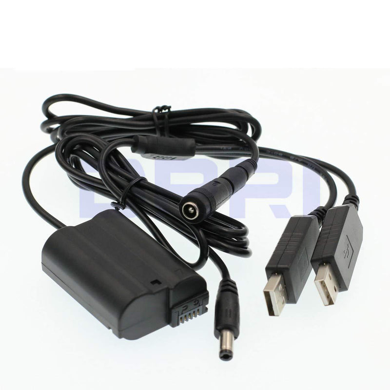 [AUSTRALIA] - DRRI EP-5B DC Coupler Dual USB Adapter for Nikon V1 D600 D710 D800 D7000 