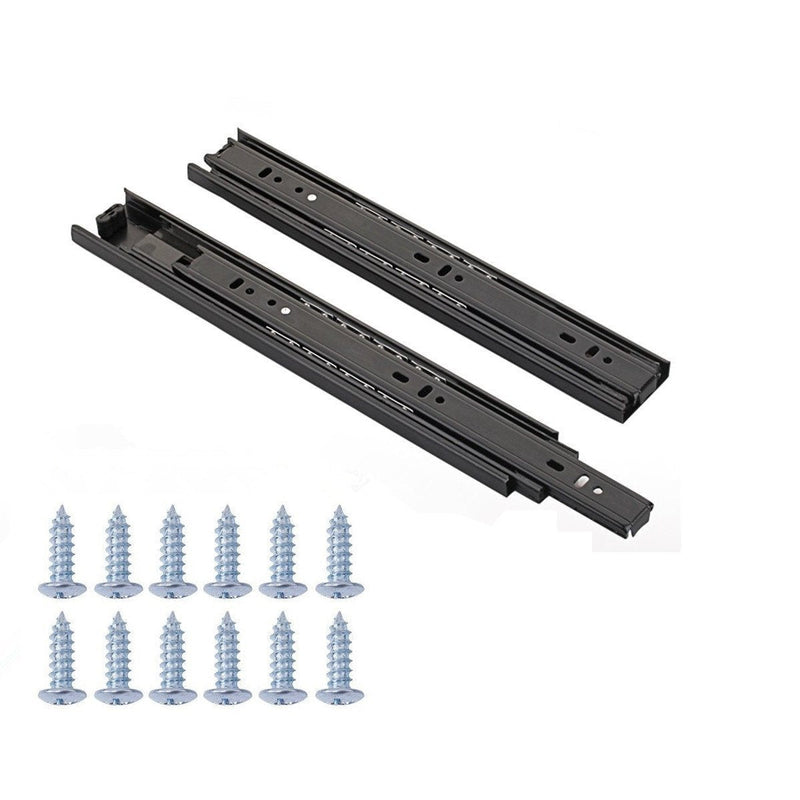 Zengest Full Extension Less Noise Ball Bearing Drawer Slides, 10 Inches, 1-Pair 10 Inch