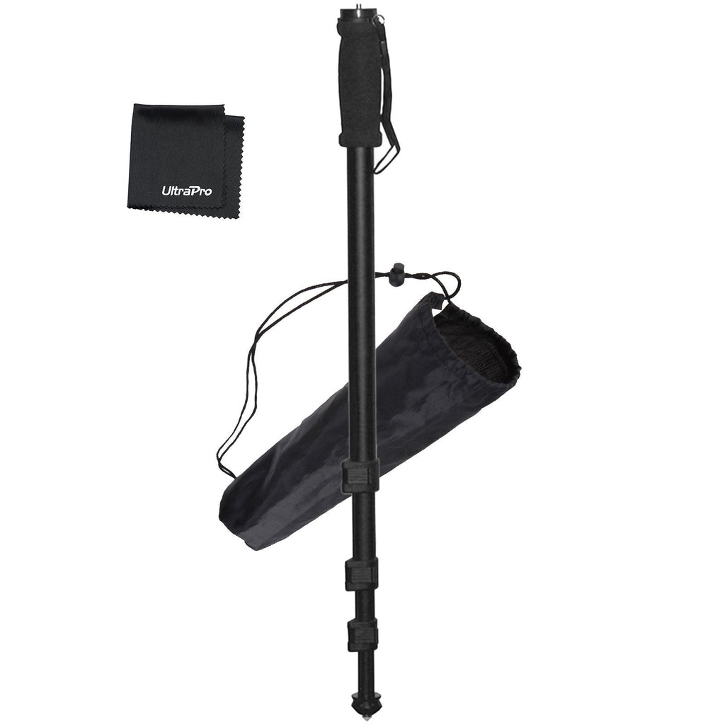 UltraPro 72" Monopod Bundle for Canon, Nikon, Sony, Samsung, Olympus, Panasonic, Pentax, and All Digital Cameras, Includes UltraPro Microfiber Cleaning Cloth