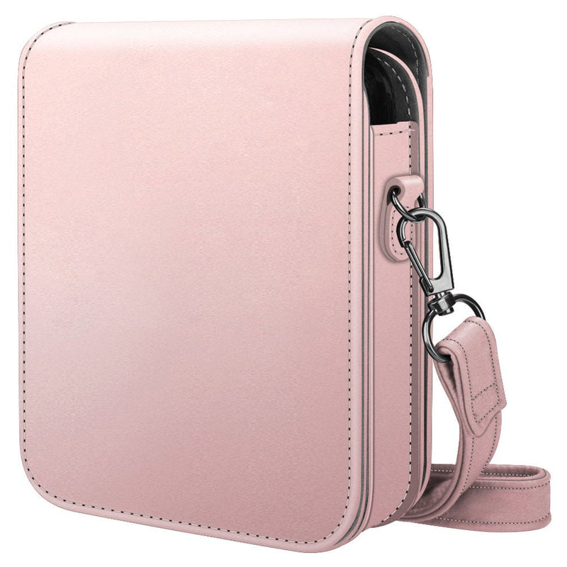 Fintie Protective Case for Polaroid POP 2.0 2 in 1- Premium Vegan Leather Bag Cover with Removable Strap for Polaroid POP 2.0 3x4 Instant Print Digital Camera, Rose Gold