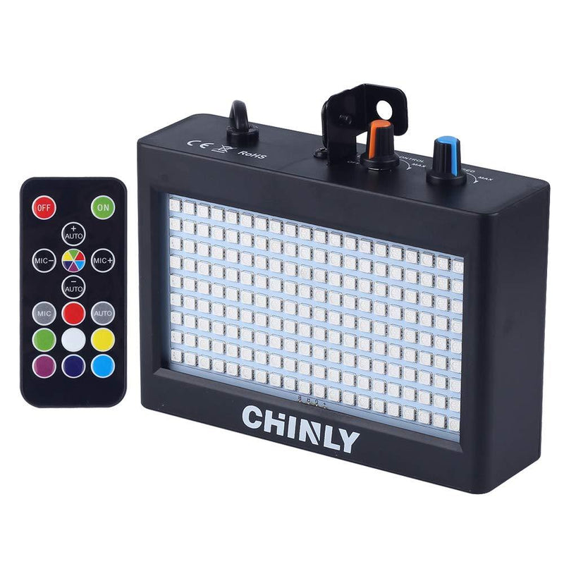 [AUSTRALIA] - Strobe Lights, CHINLY Party Stage Lighting Super Bright Flash for Halloween Disco Bar Wedding Party KTV Concert Sound Control 35W 180LED Remote Control Strobe Effect 