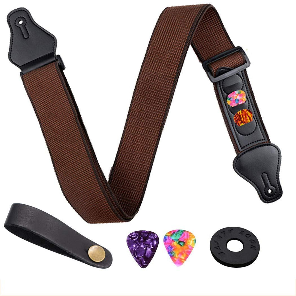 Guitar Strap Pure cotton-Adjustable Guitar Strap for Acoustic Classical and Electric Guitar Strap