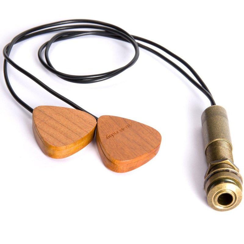 Luvay Piezo Acoustic Pickup, Contact Microphone Transducer for Acoustic Guitar, Ukulele, Violin, Mandolin, Banjo, Cello, Kalimba etc. (EndPin Jack)