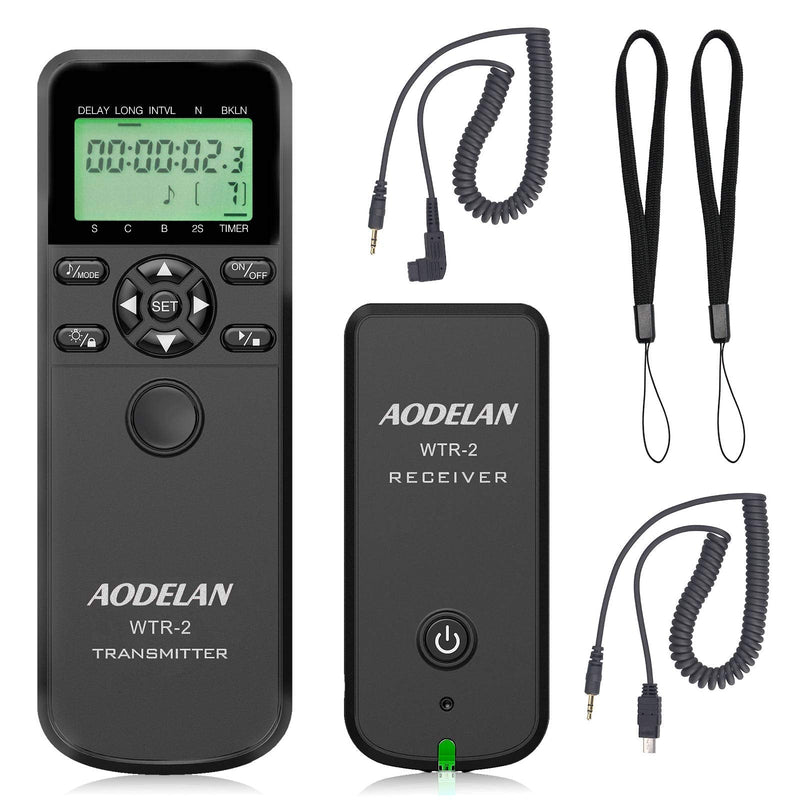 HAOXI AODELAN Camera Remote Control - Wireless Shutter Release with Cords, Timer Controller for Sony a7riii a7rii a9 a200 a560 a700 a850 a900 a77 a99 A7 A7 II A7R, Replace RM-L1AM and RM-SPR1